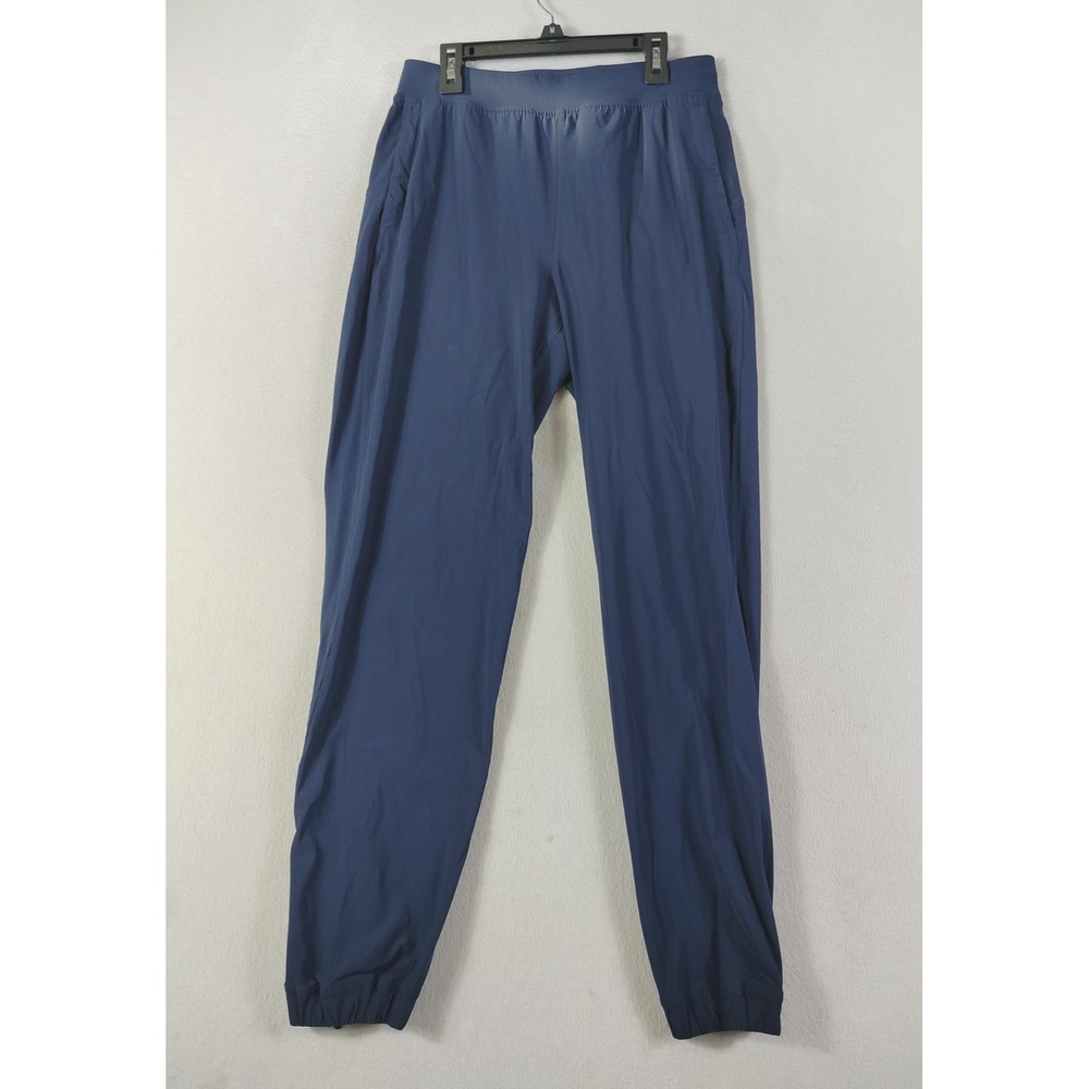 Lululemon Jogger Pants 9 Blue Adapted State High Rise Running Zip Ankle Athletic
